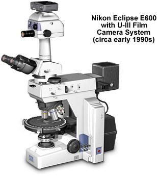尼康显微镜早期的E600生物显微镜
